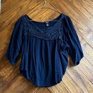 Rue 21 blouse. Size: xsmall Color: Navy blue